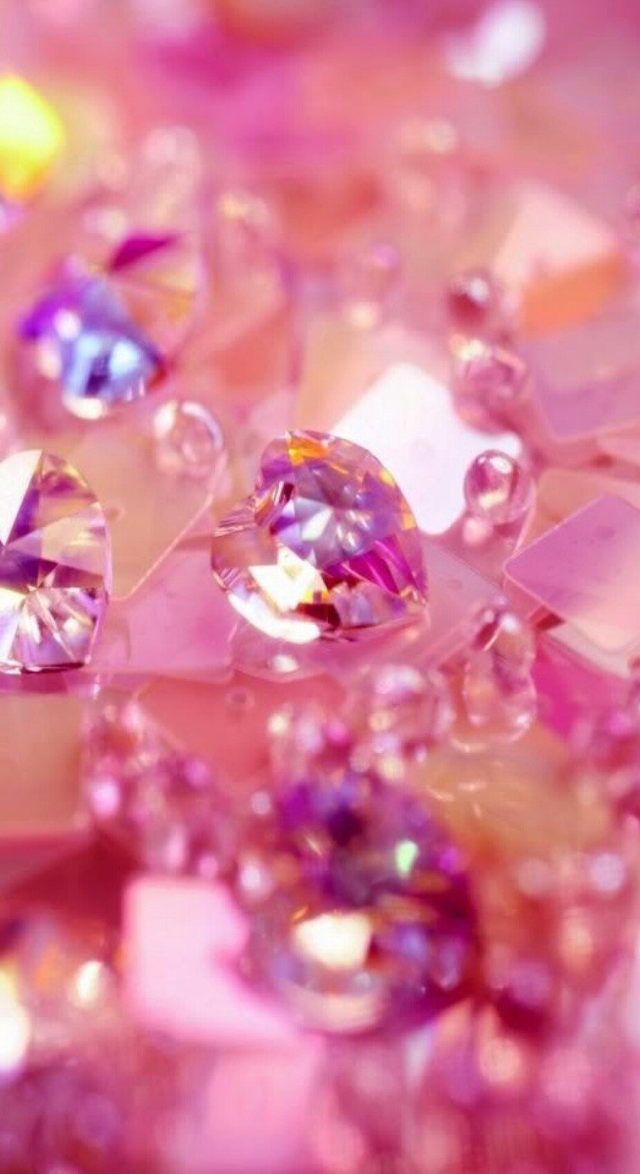 Розовые бриллианты россыпь
