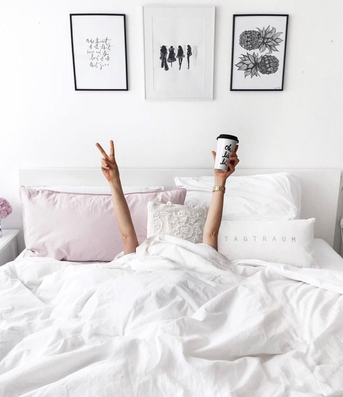 Утро девушка