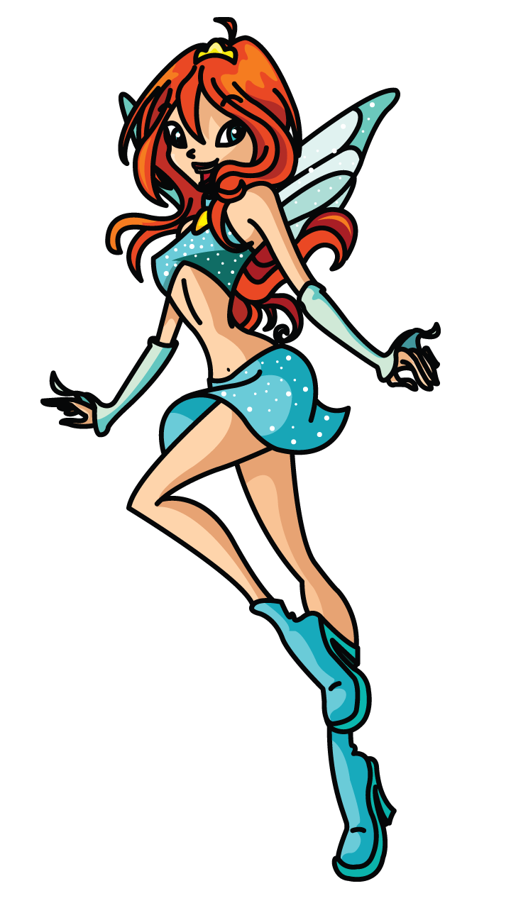 Раскраски Винкс Сиреникс Флора