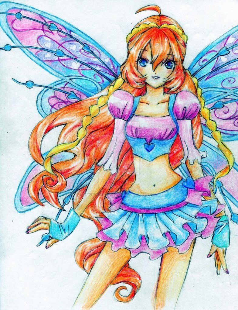 Скетчи Винкс Лейла