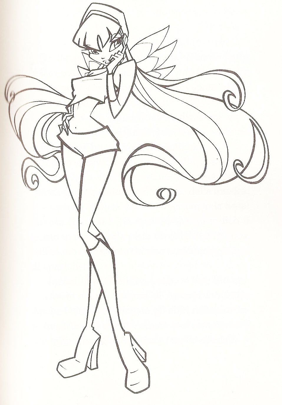 Муза чармикс раскраска