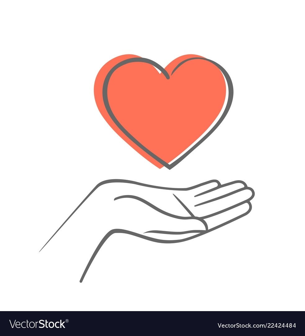 Сердечко из рук Эстетика