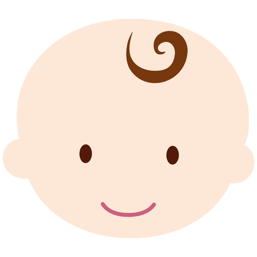 Детское лицо вектор