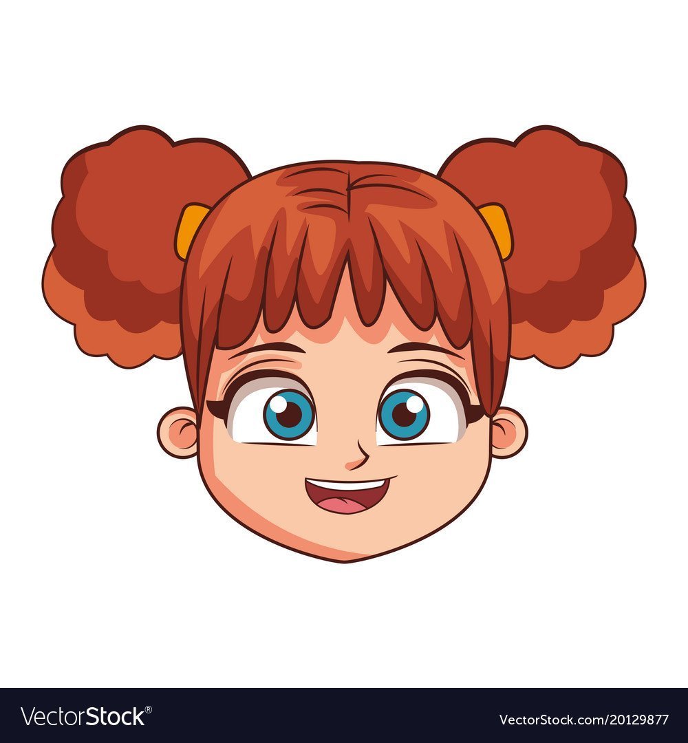 Голова девочки