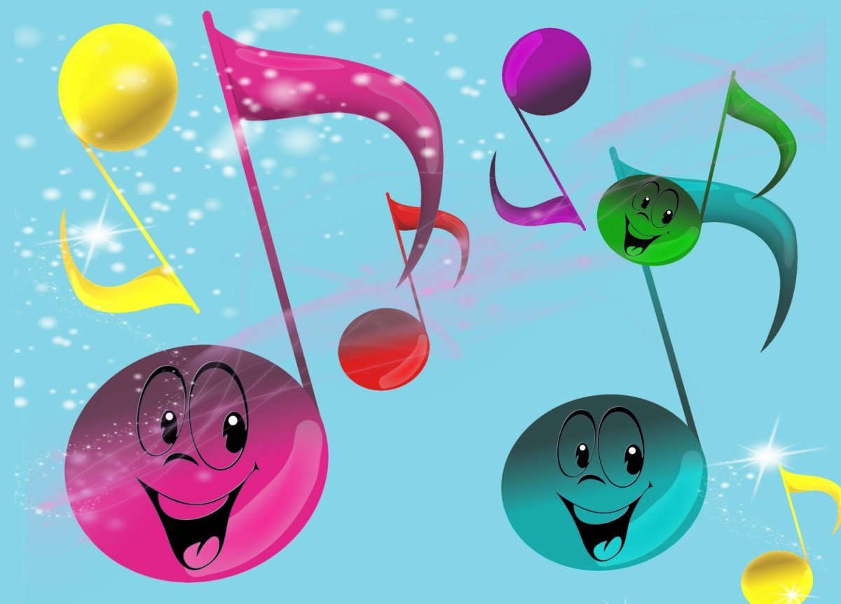 Весёлые нотки картинки