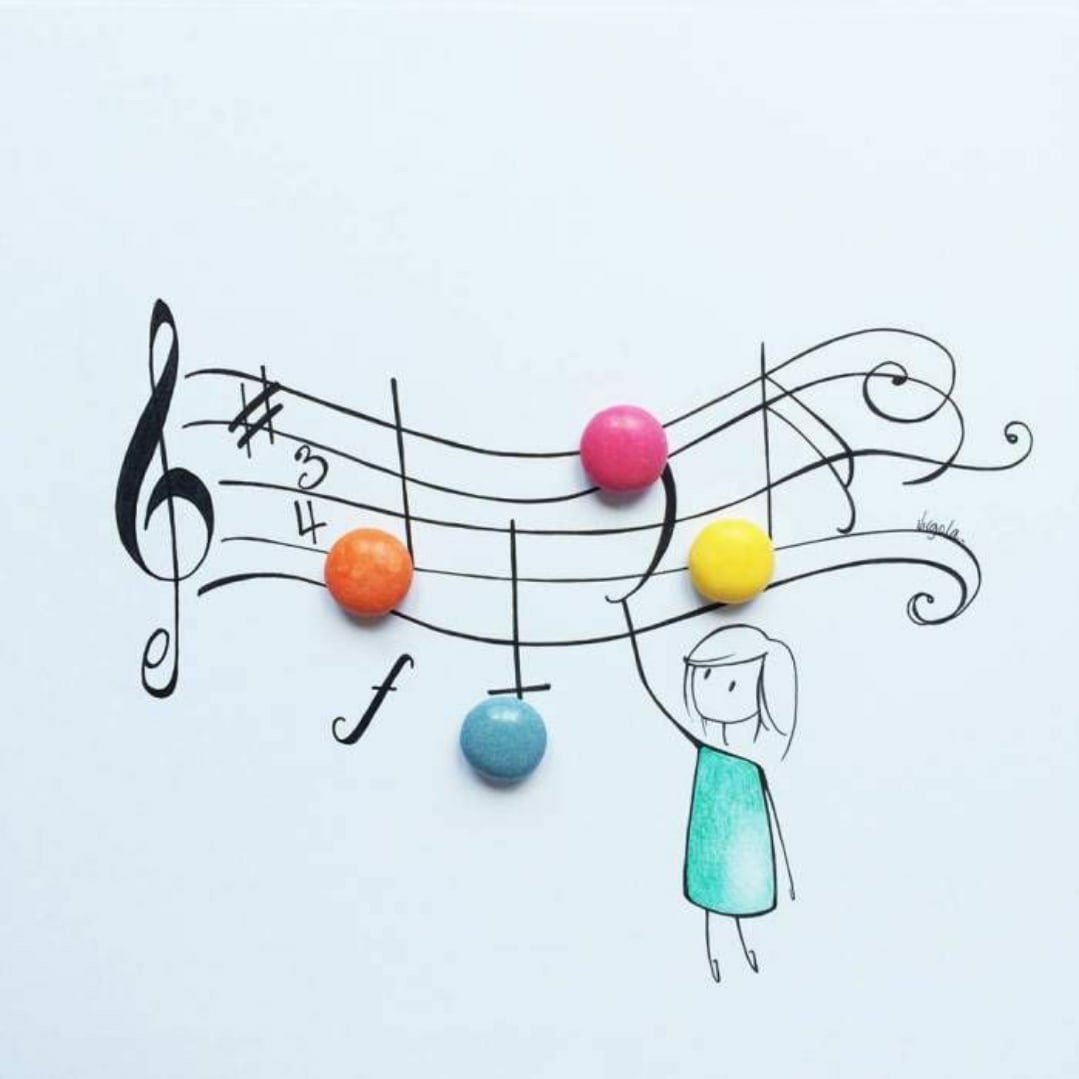 Нотки человечки