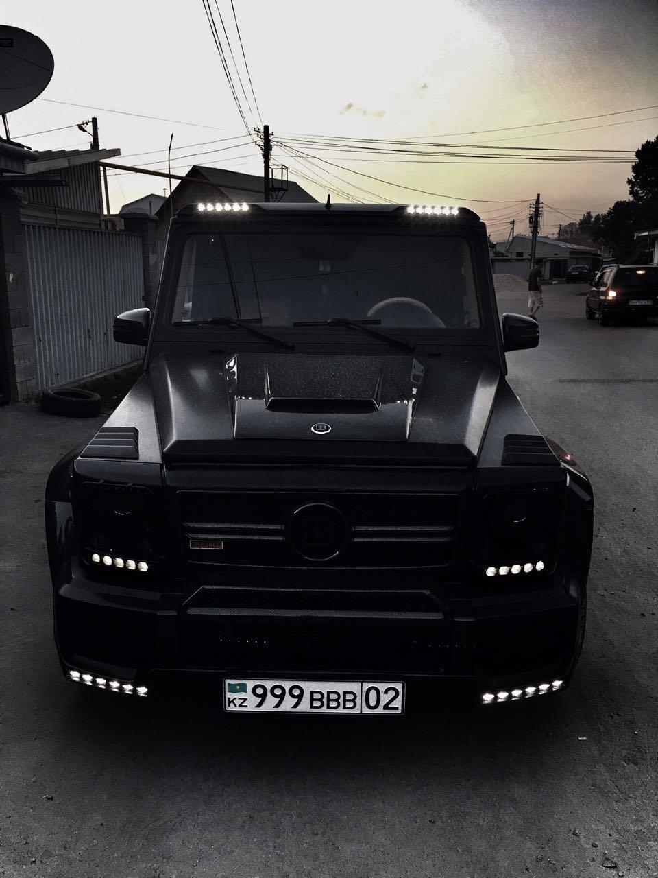 Мерседес Гелендваген черный Бандитский