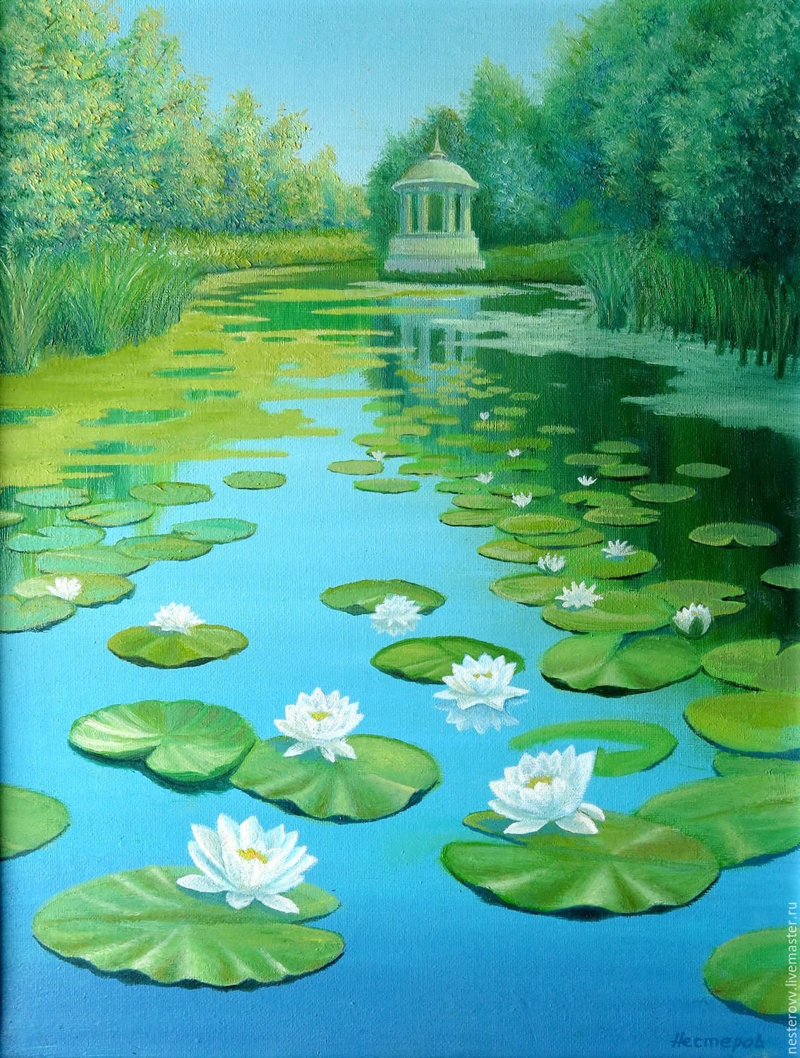 Озеро с кувшинками