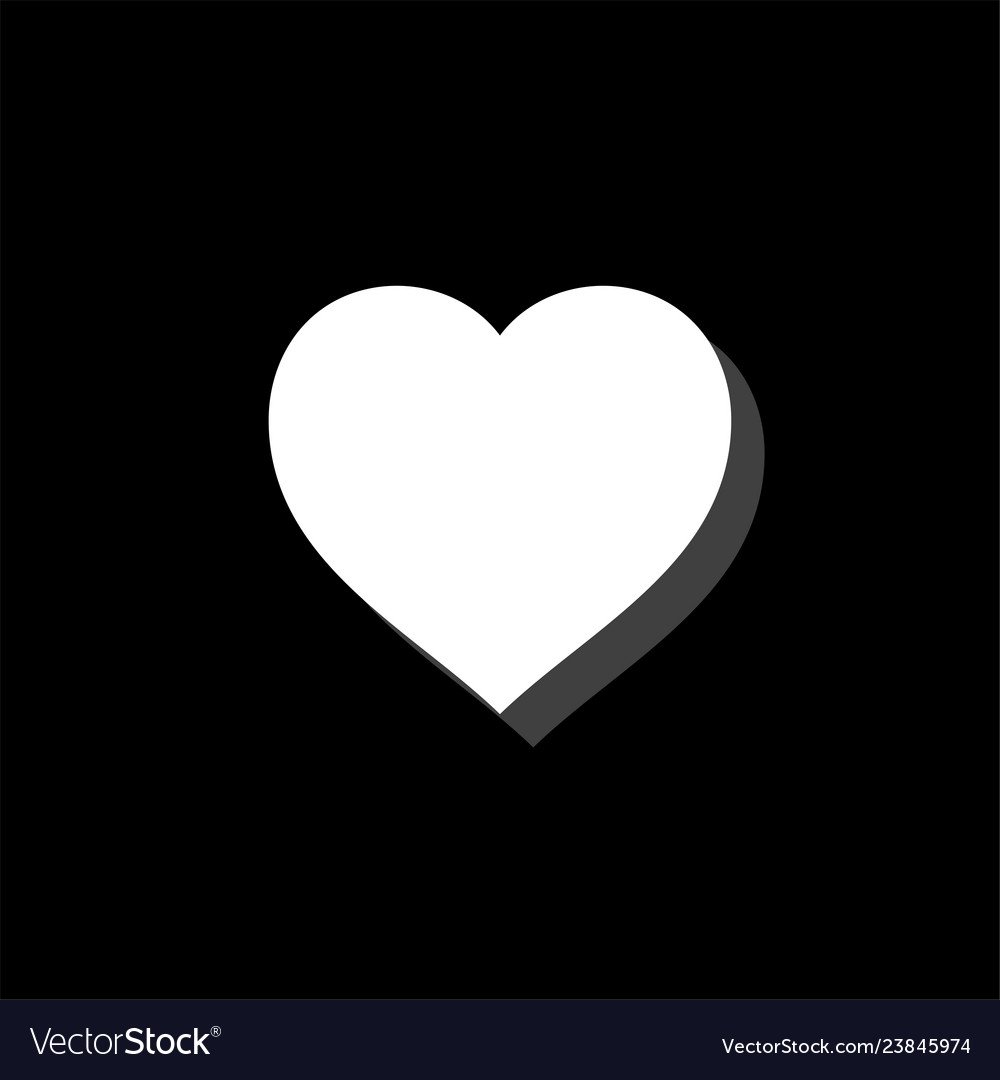 Белое сердечко