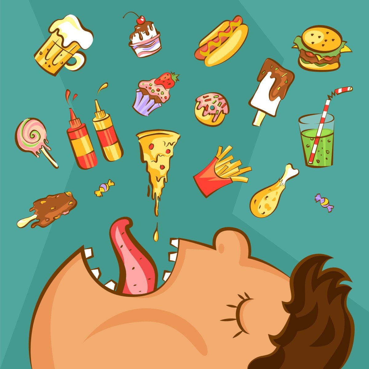 Обжорство картинки