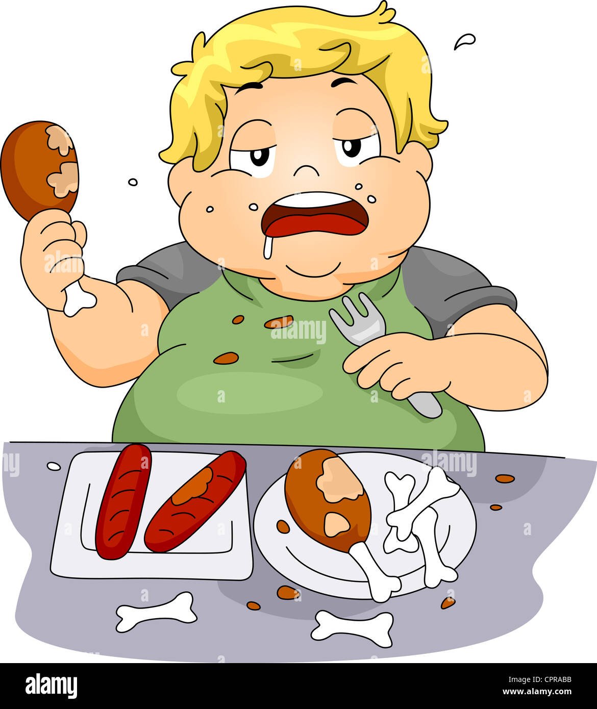 Толстуха с пончиком