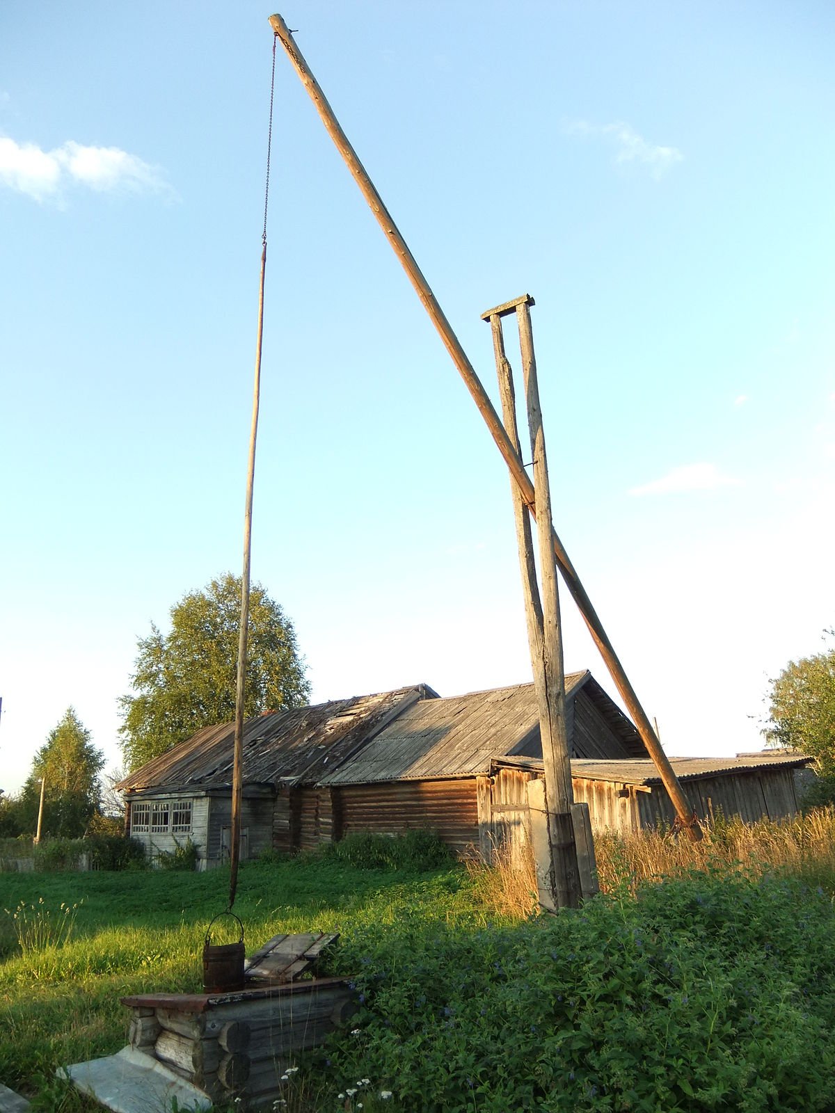 Колодец журавль Витославлицы