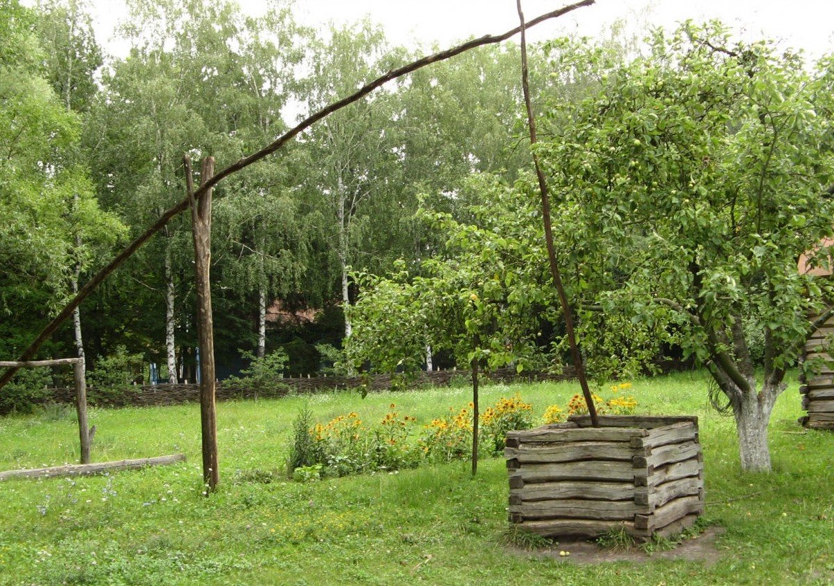 Воскресеновка Донбасс колодец журавль