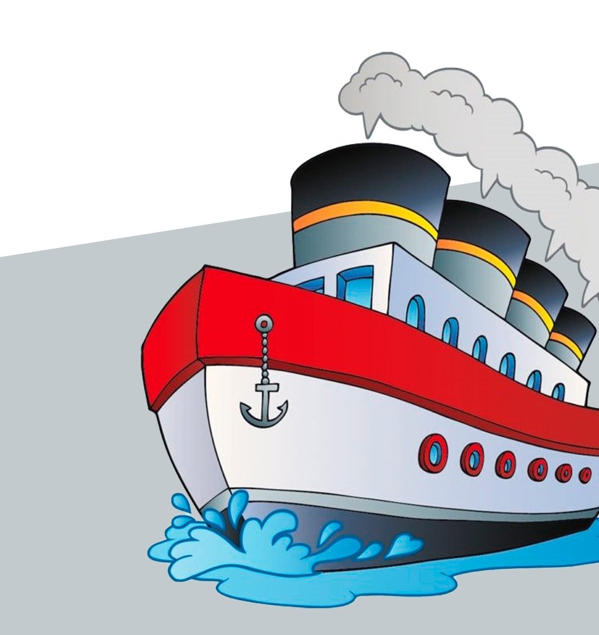 Изображение парохода для детей