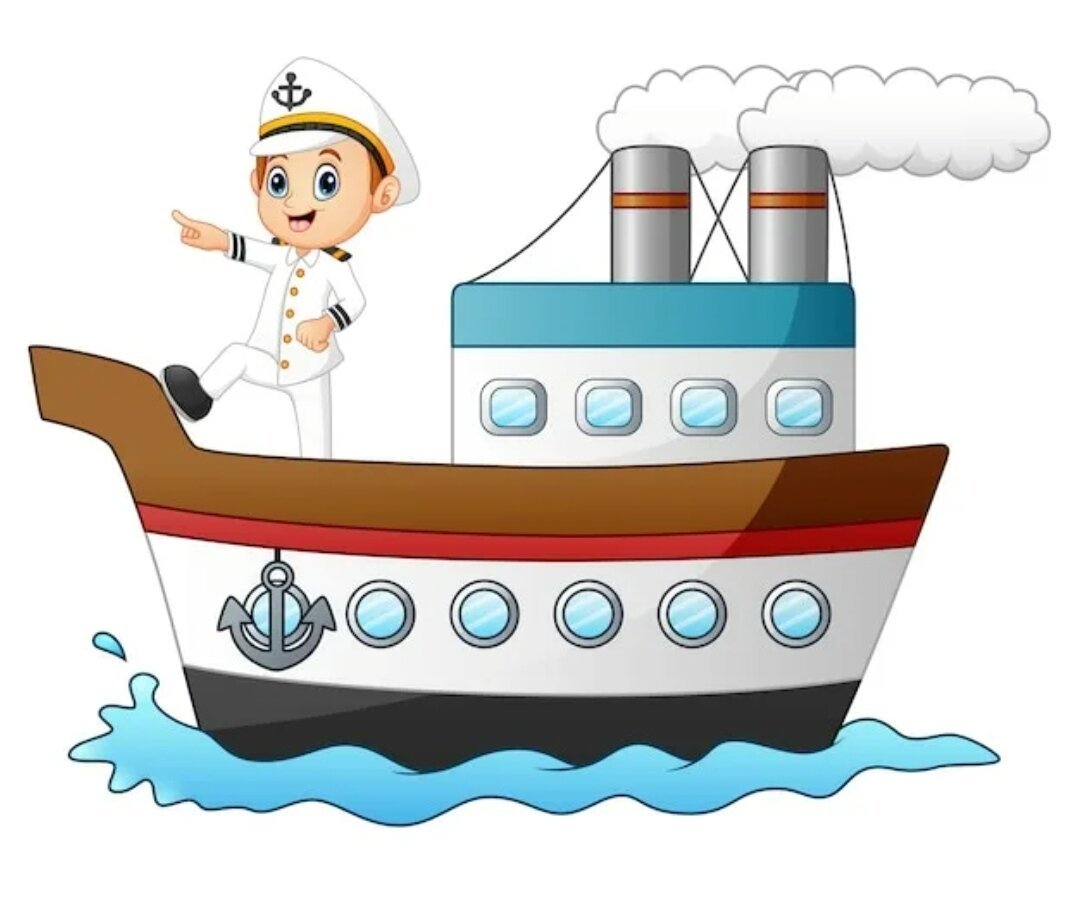 Кораблик мультяшный