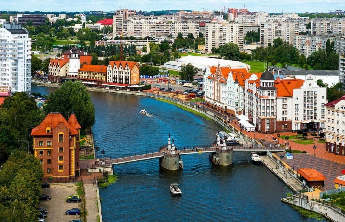 Калининград набережная рыбной деревни