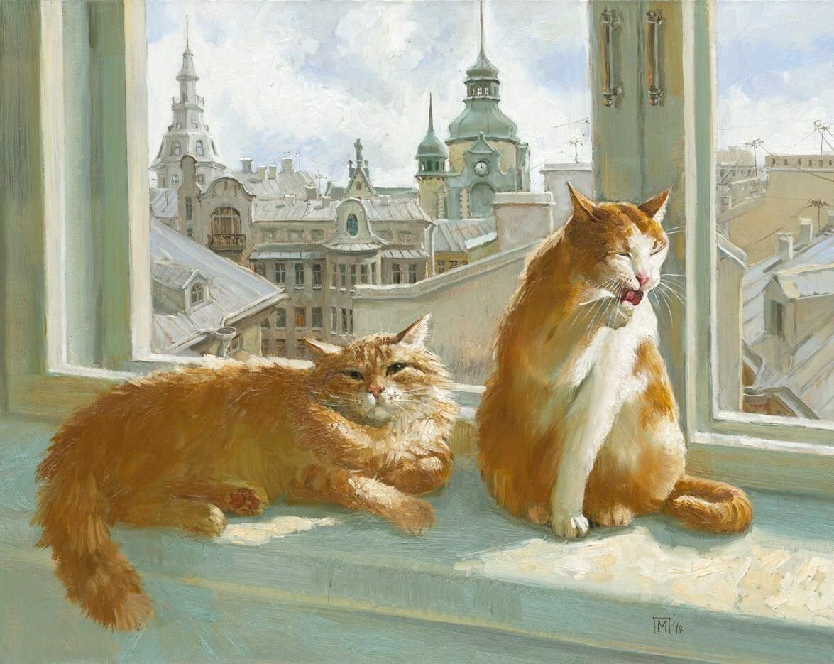 Мария Павлова художник коты