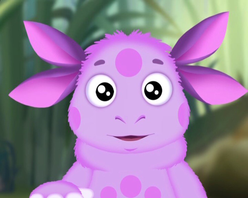 Лунтик с сердечками