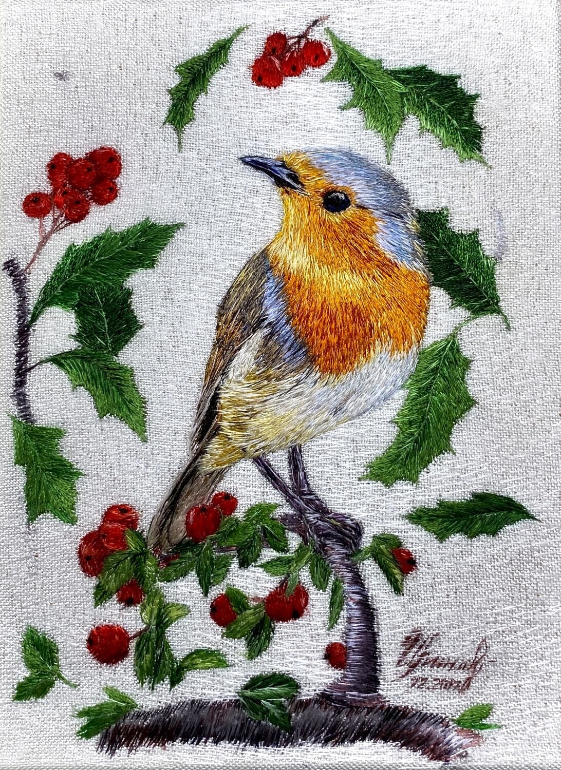 Вышивка гладью