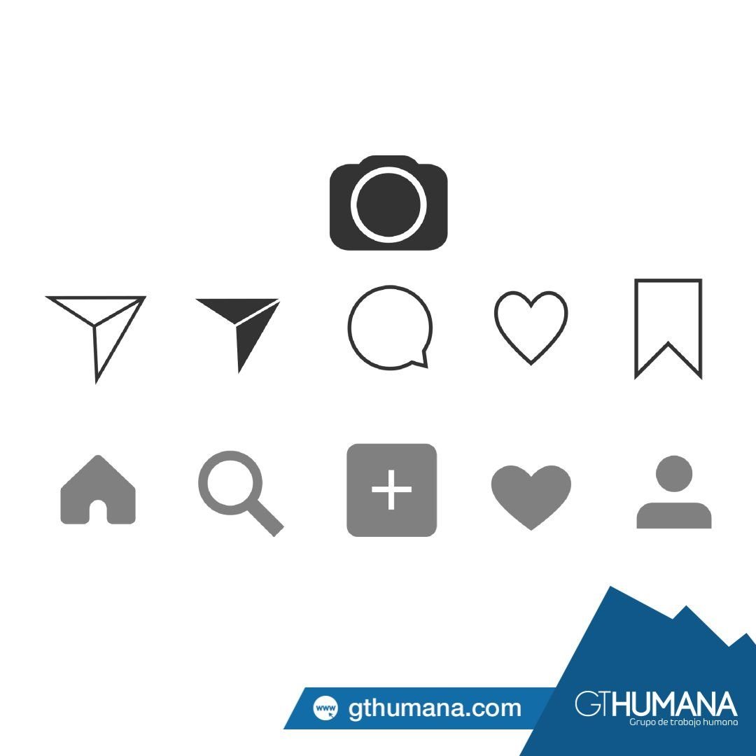 Значок подписки в инстаграме