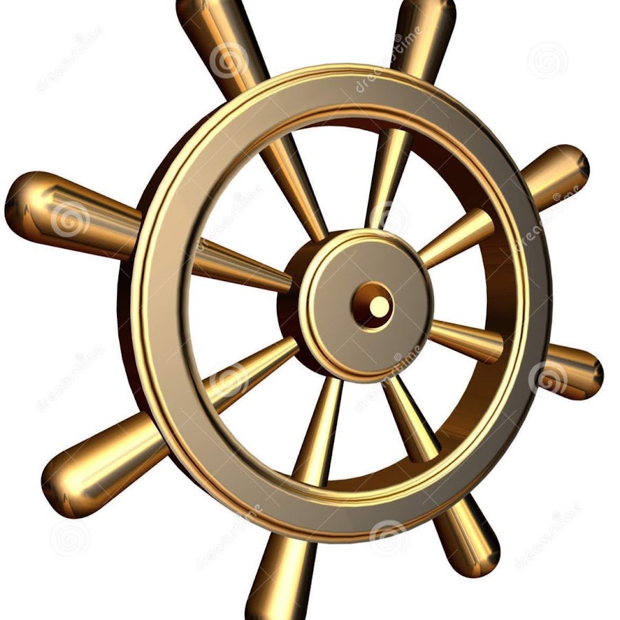 Штурвал корабля мультяшный