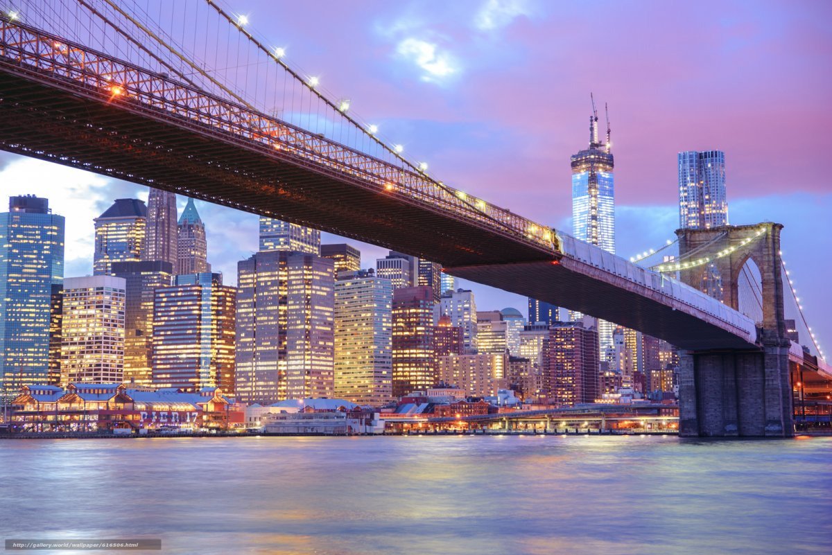 Манхэттен мост Нью-Йорк