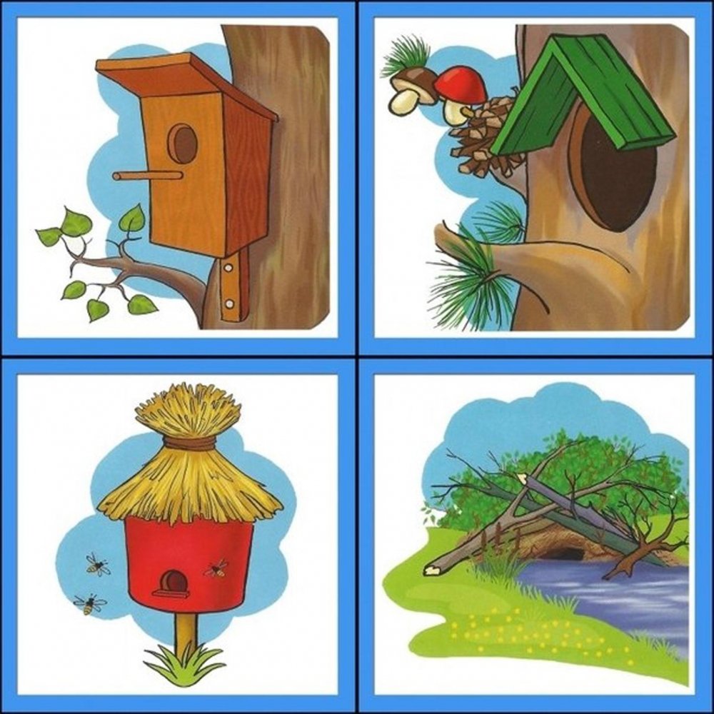 Домики животных для детей