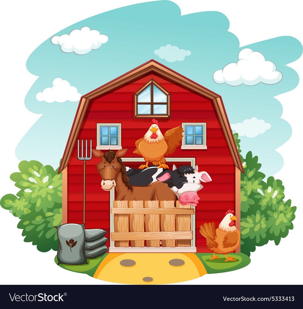 Сарай для животных для детей