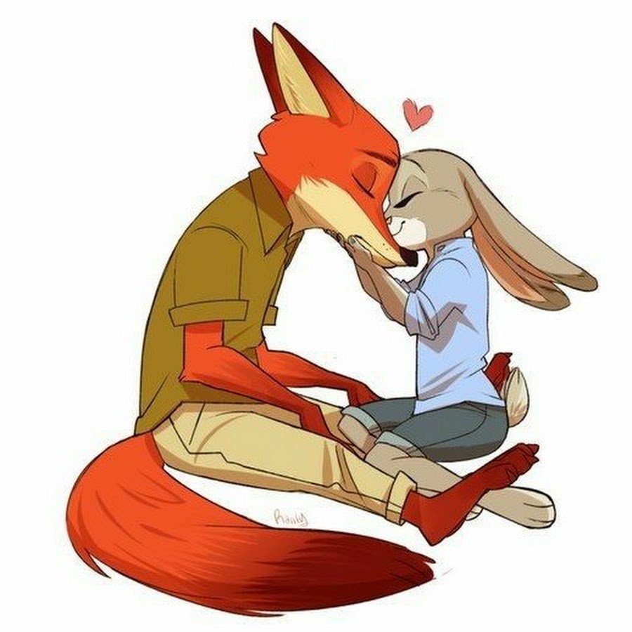 Джуди Хопс и Лис любовь