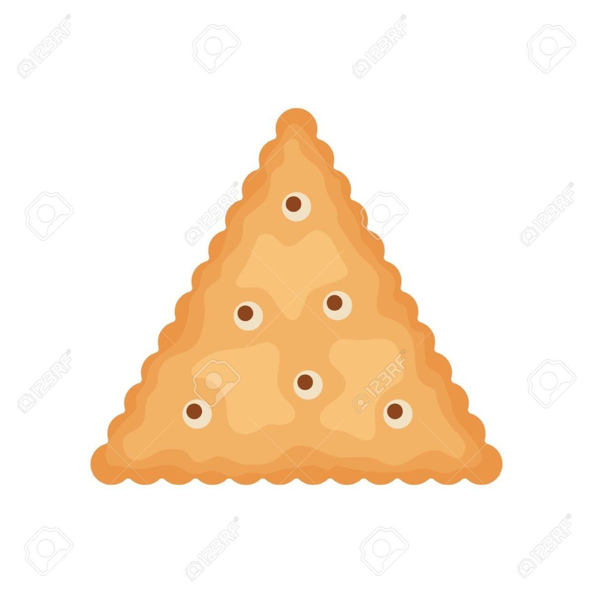 Треугольное печенье