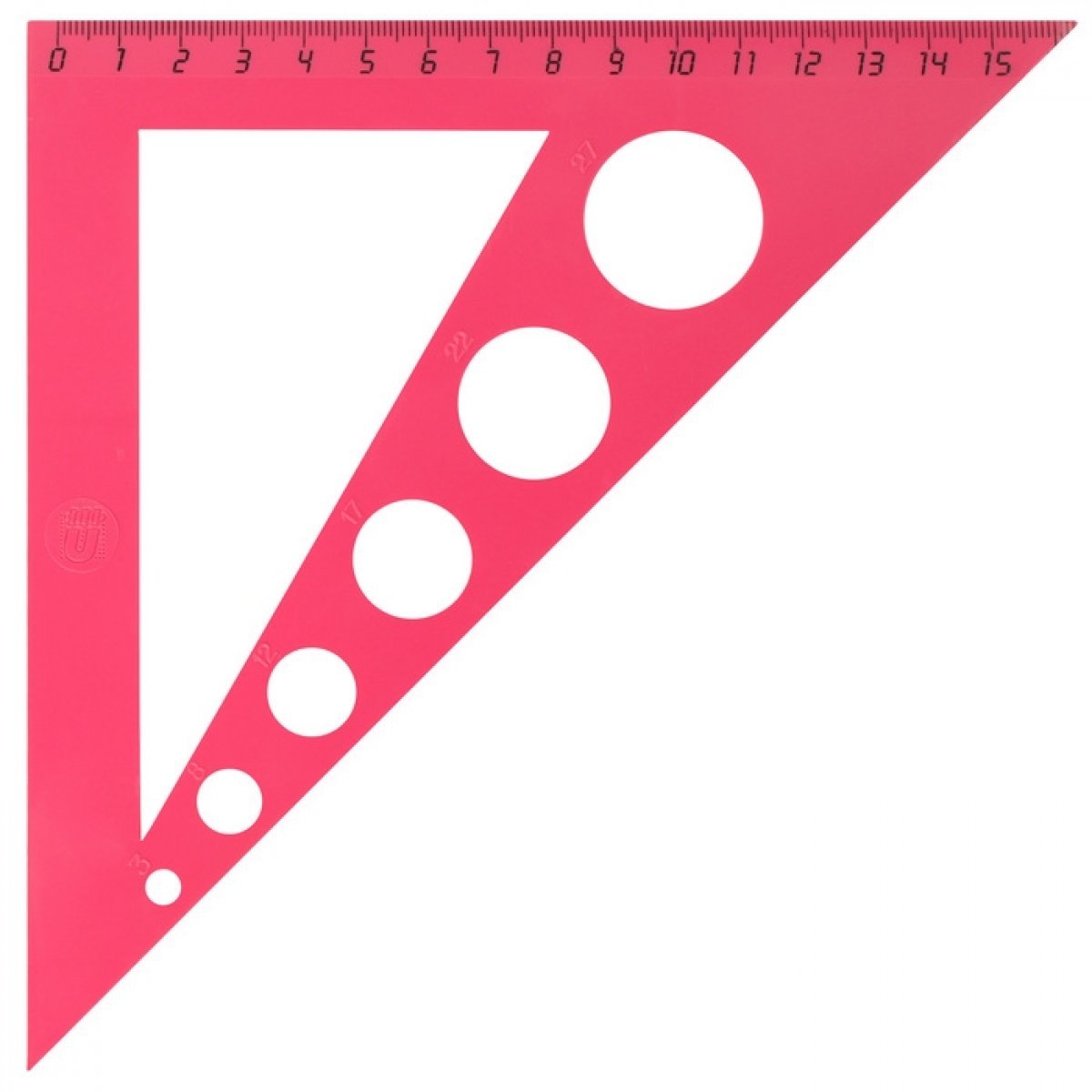 Линейка угольник пластик 30 60 Uniplast