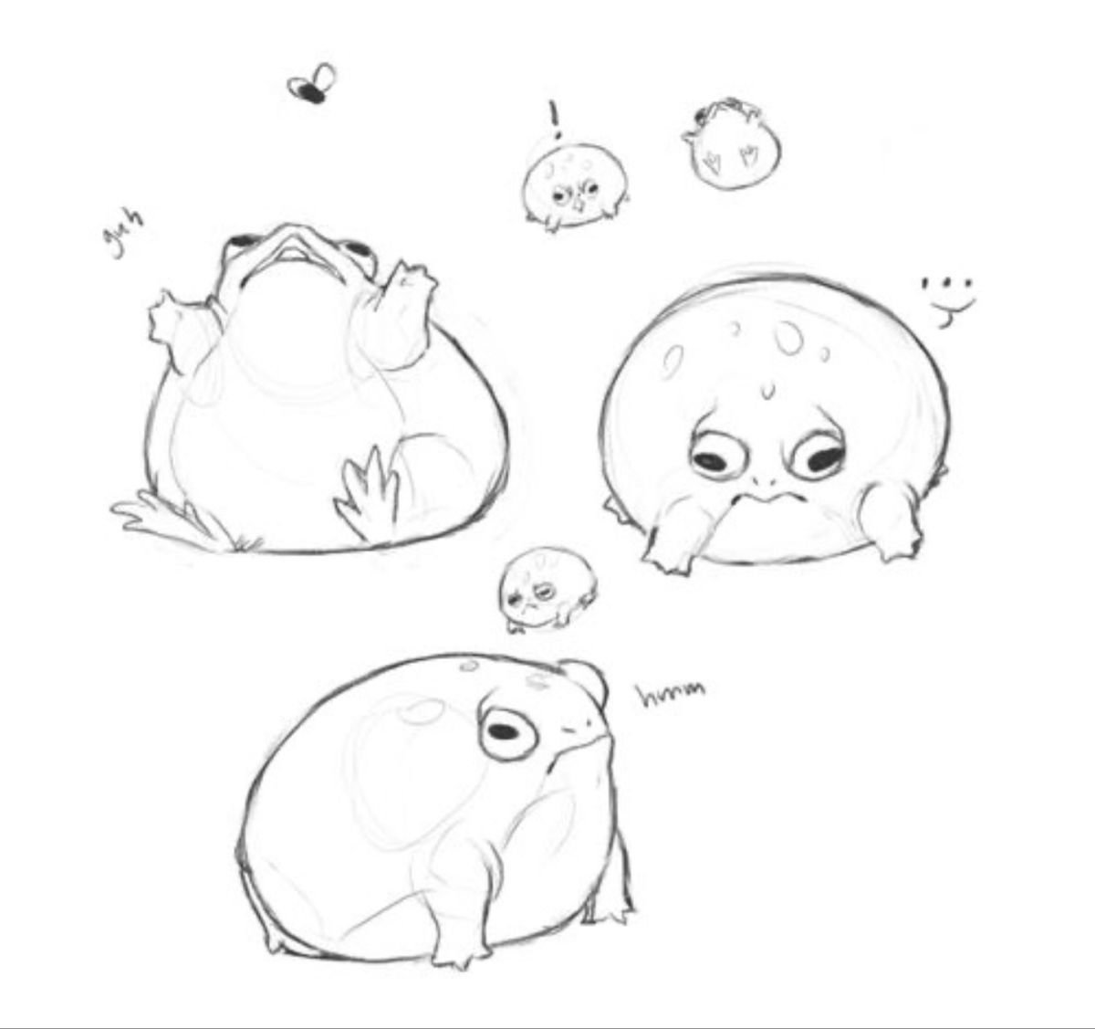 Лягушка арт милый