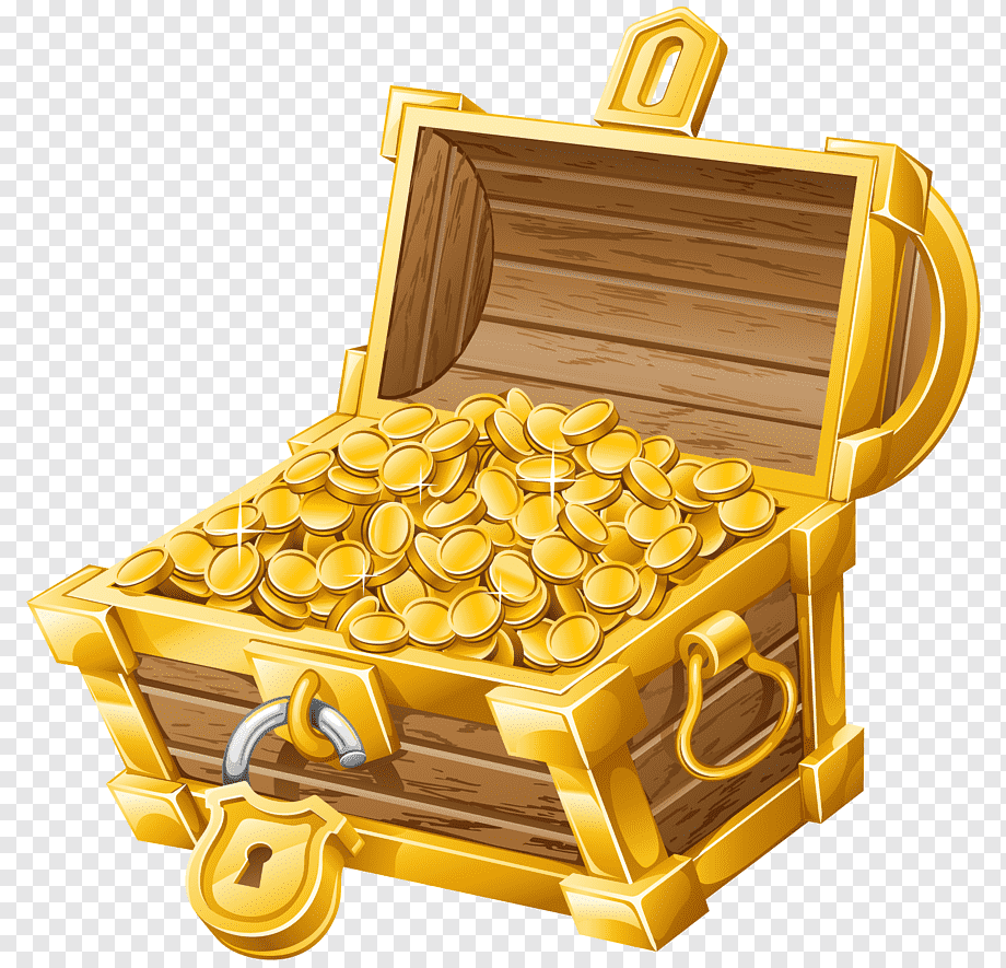 Сундук с золотом для детей