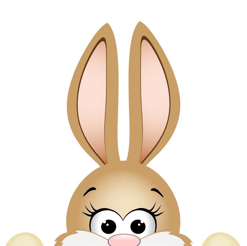 Мордочка пасхального зайца