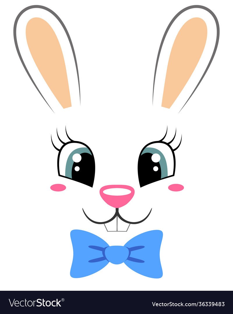 Мордочка зайчика