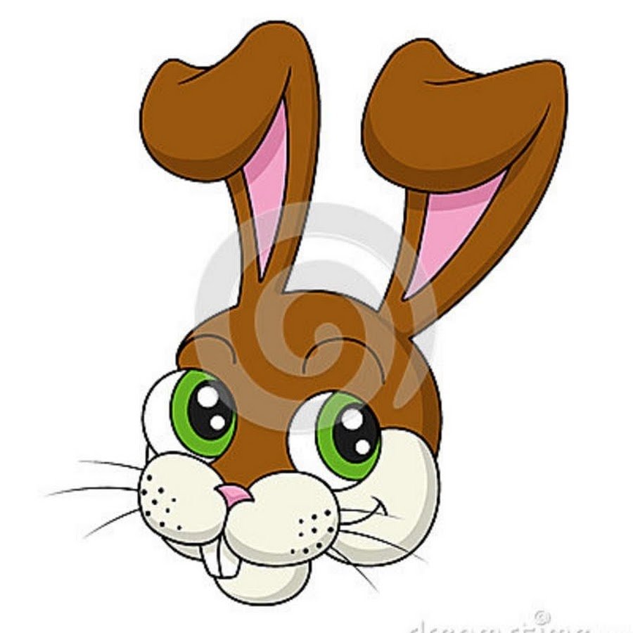 Заяц мультяшный голова