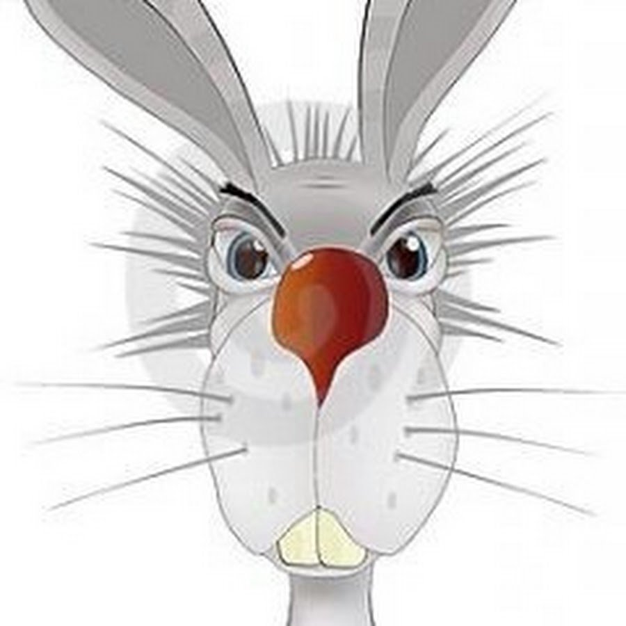 Смешная маска зайца