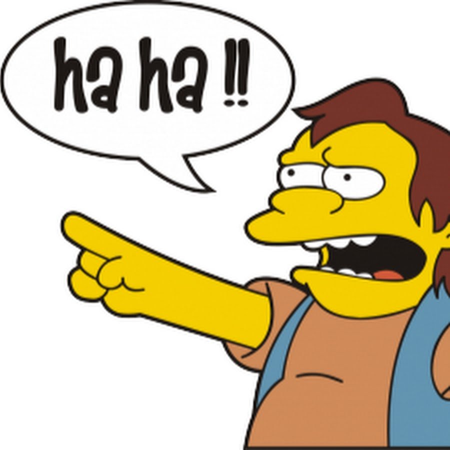 Симпсоны Нельсон ha ha