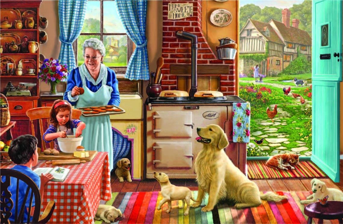 Семейный ужин рисунок