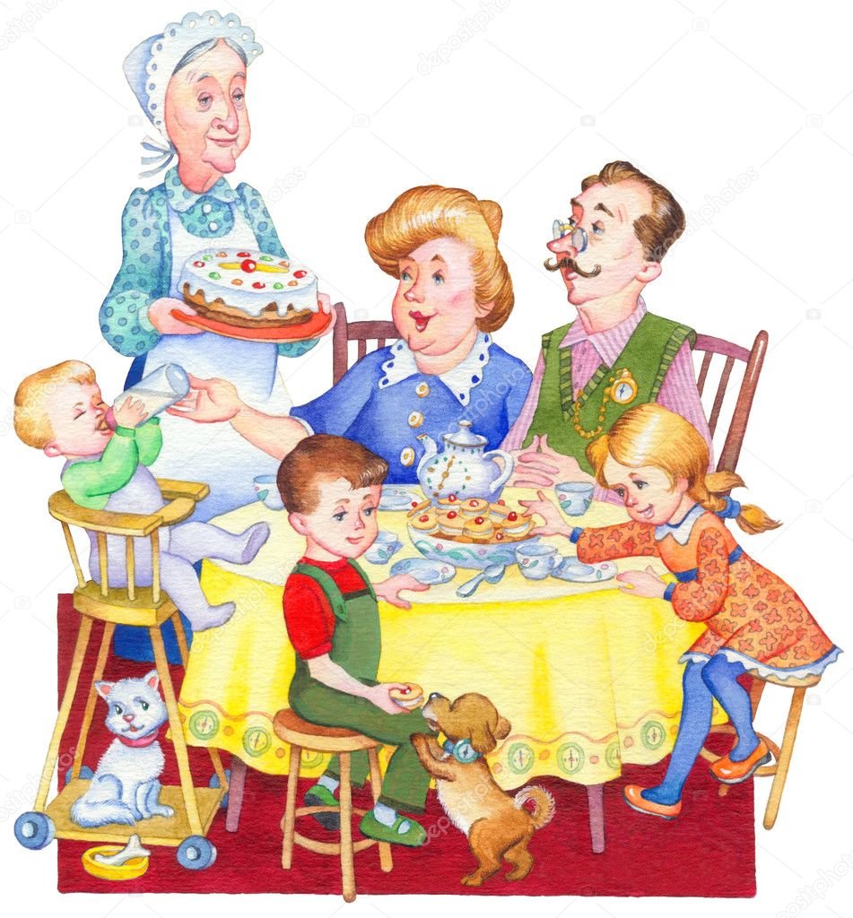 В гостях у бабушки и дедушки