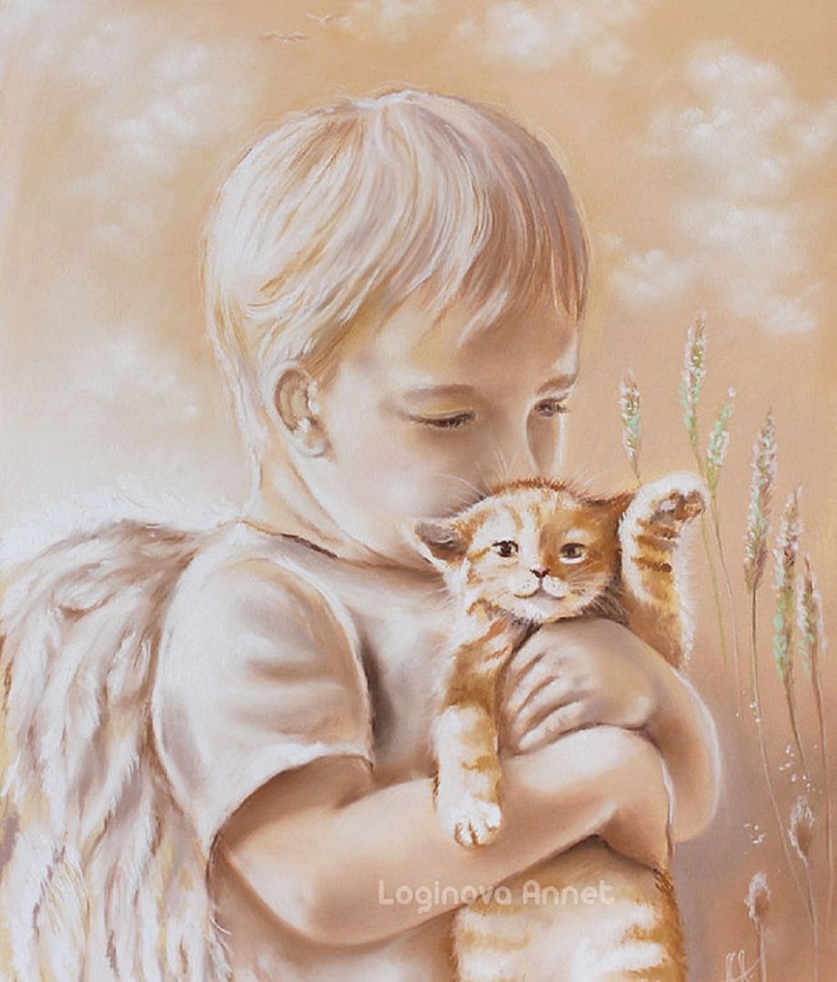 Котенок на облачке