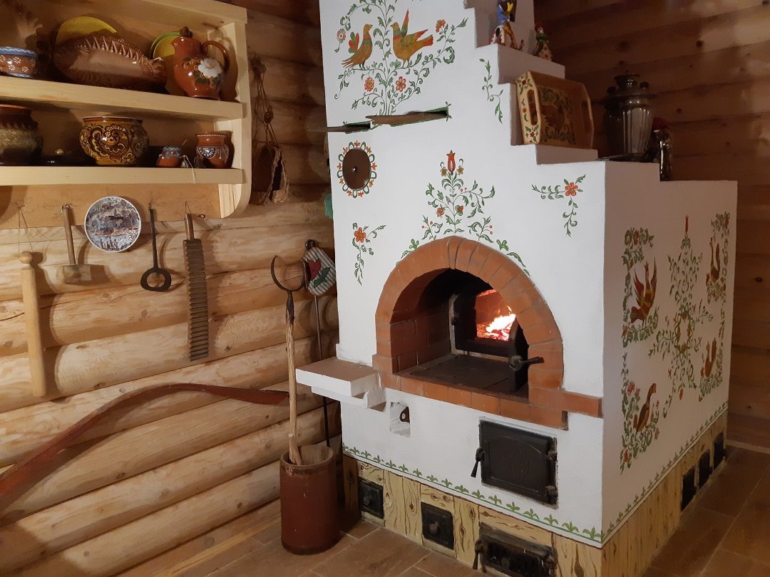 Русская печь Мазанка с лежанкой