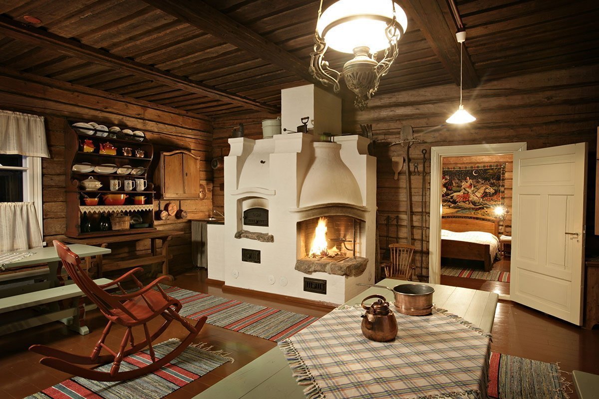 Русская печь вектор