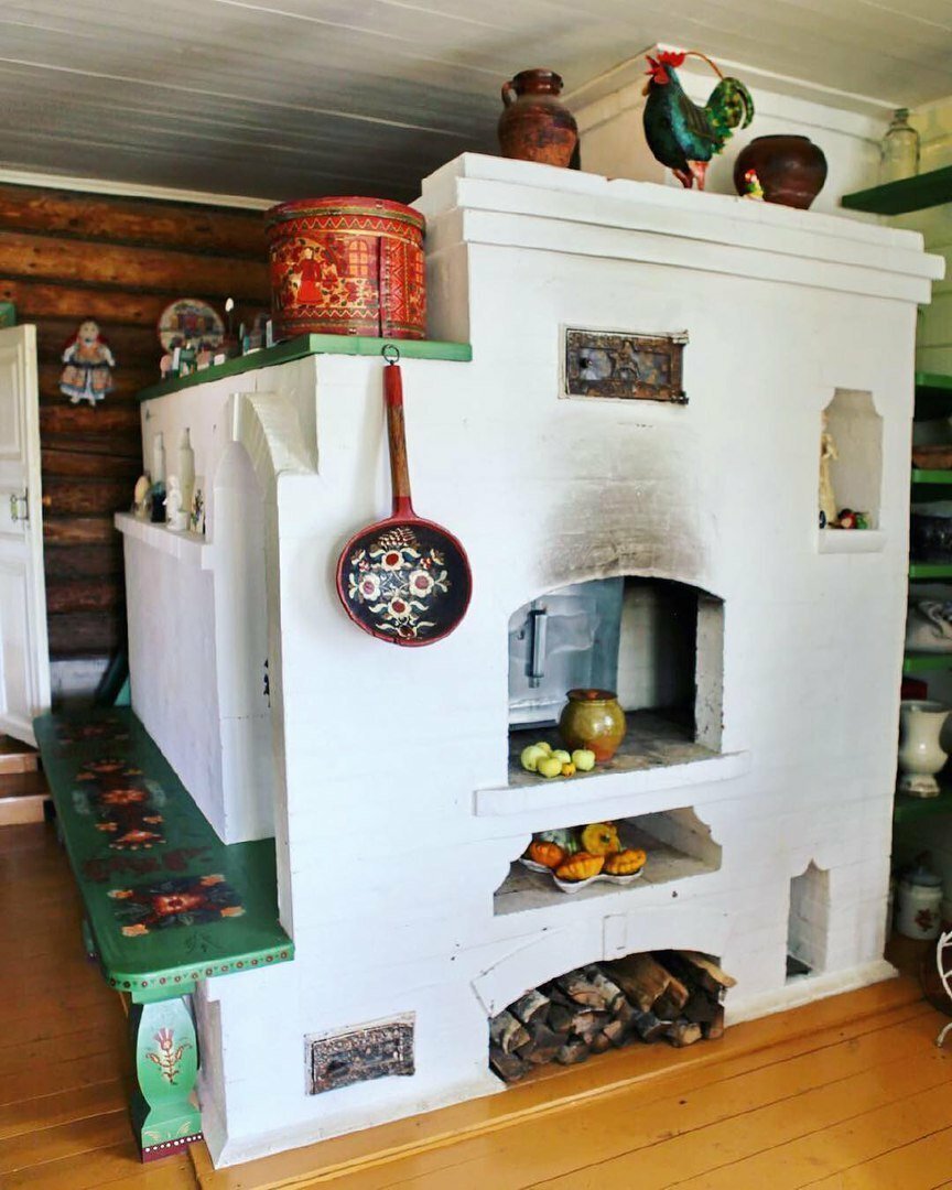 Художник Макаров русская печь