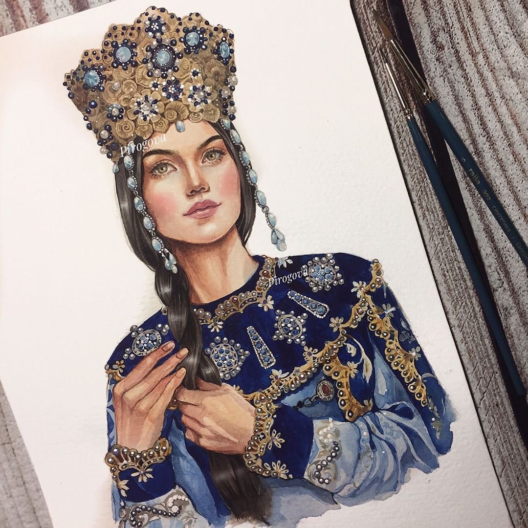 Ирина Пирогова народный костюм