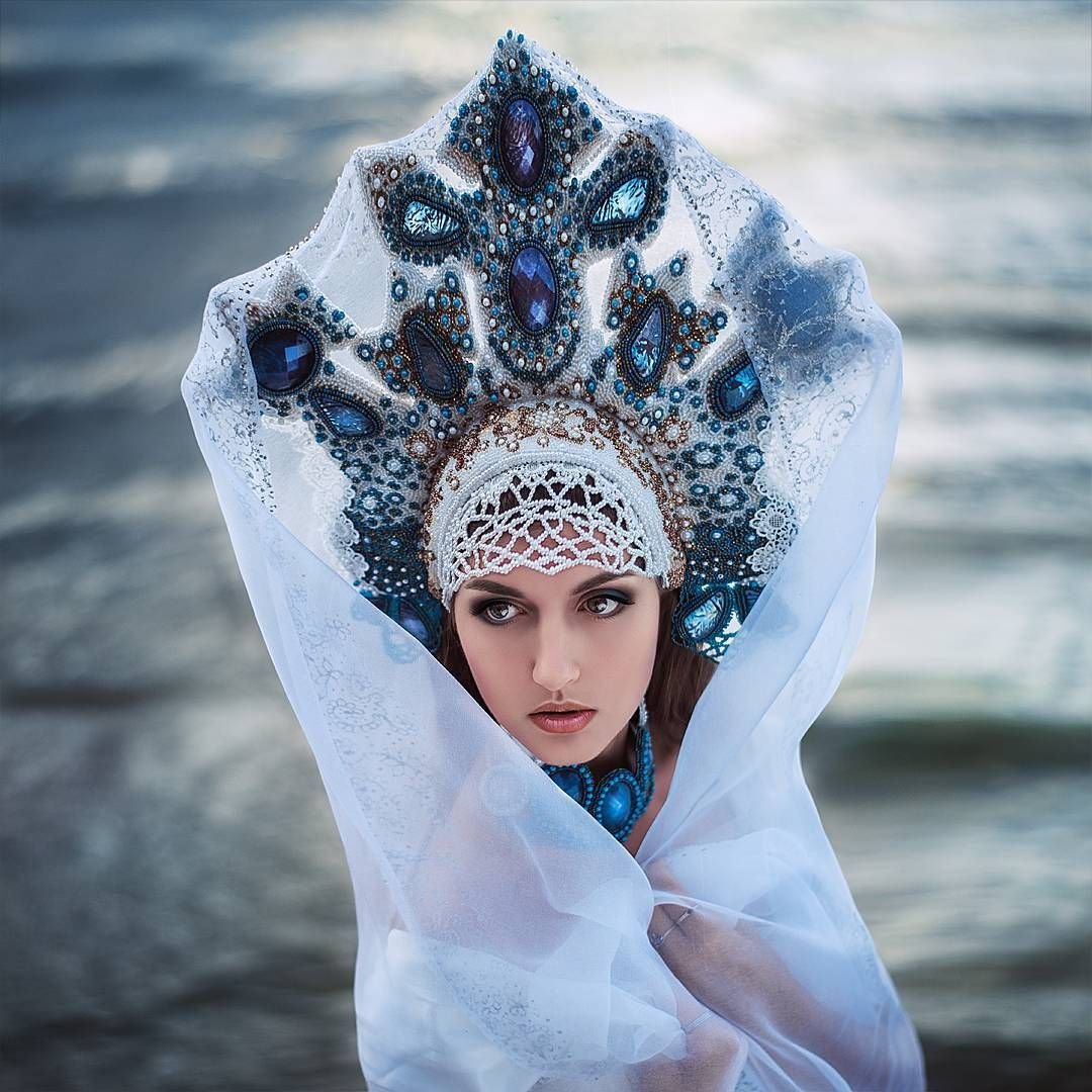 Головной убор царевны лебедь