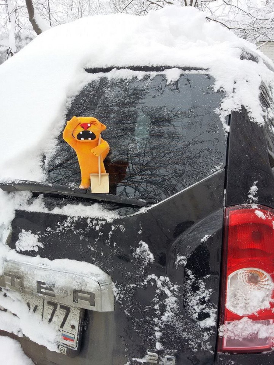 С первым снегом прикольные