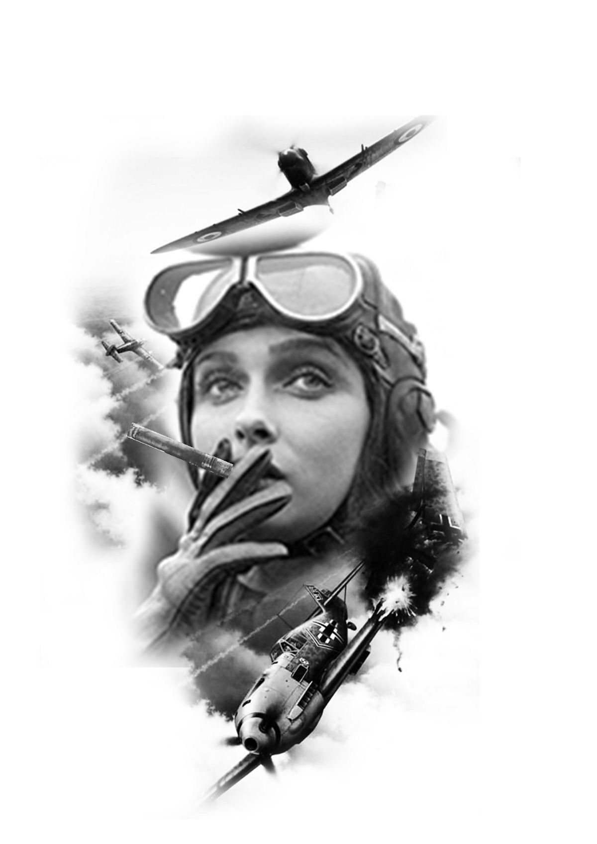 Тату военных летчиков