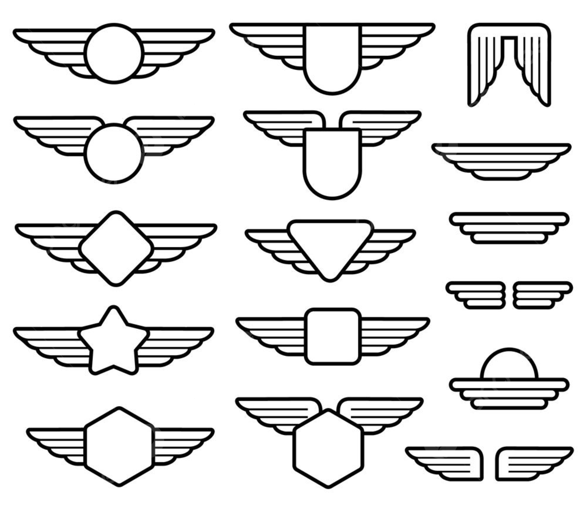 Крылья символ авиации