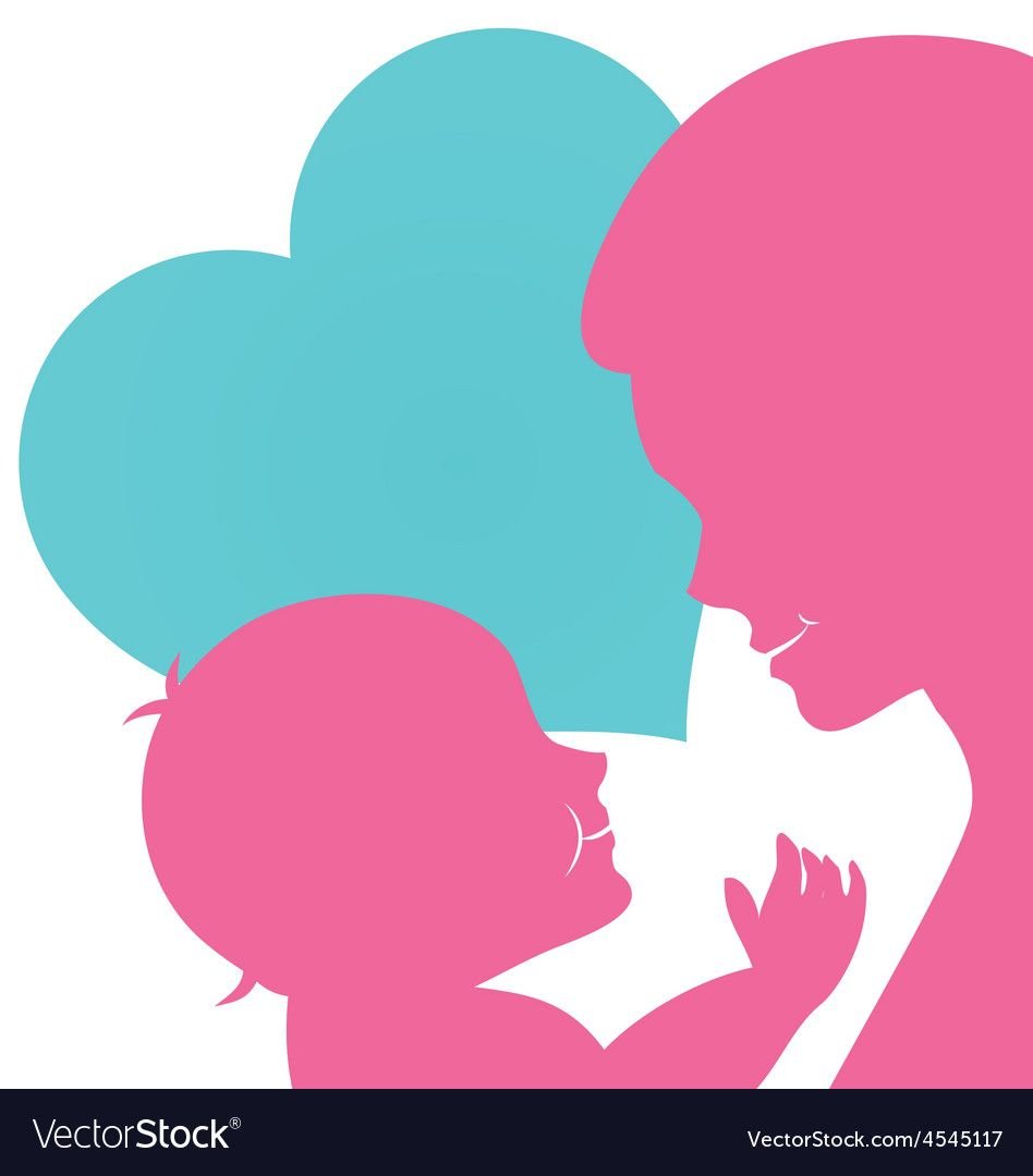 С днём матери vector